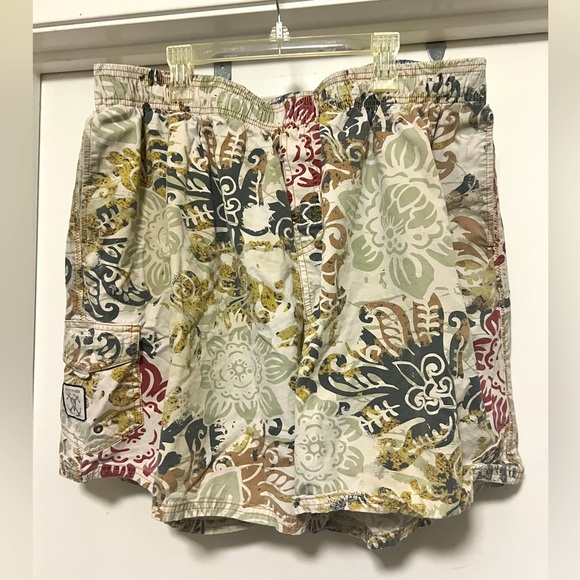 Sperry Top-Sider floral swim trunks/shorts - size L - 3) waist - Picture 1 of 12